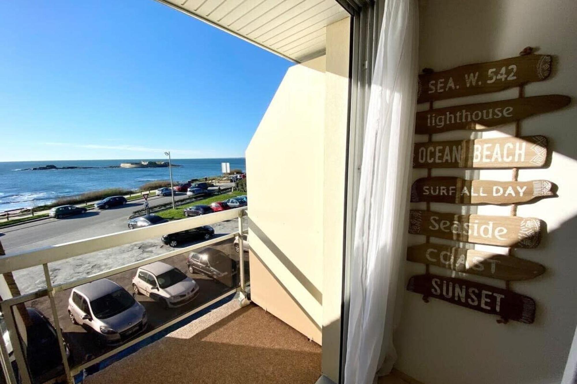 Joli Appartement Top Cosy Vue Mer Imprenable 180 Ploemeur Exterior photo