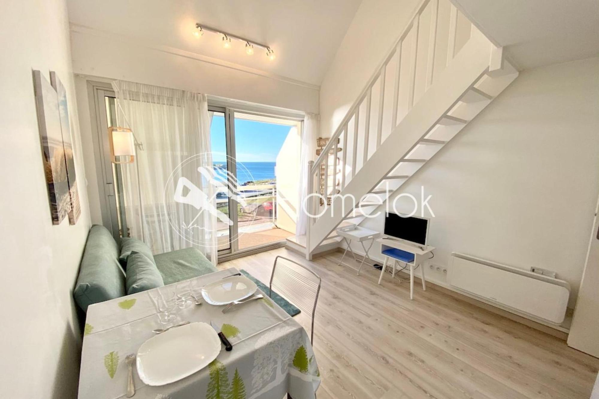 Joli Appartement Top Cosy Vue Mer Imprenable 180 Ploemeur Exterior photo